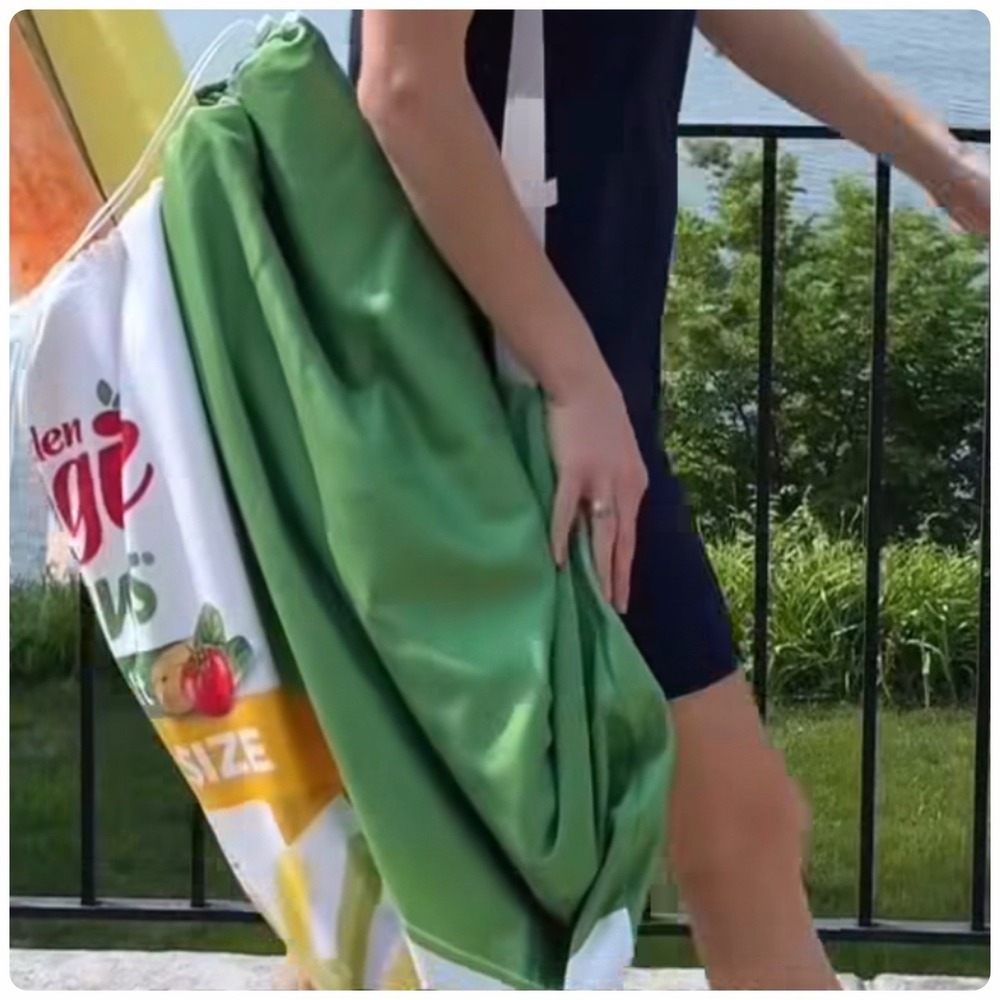 Promo Sensible Portions Garden Veggie Straws Jumbo Tote Bag ONLY